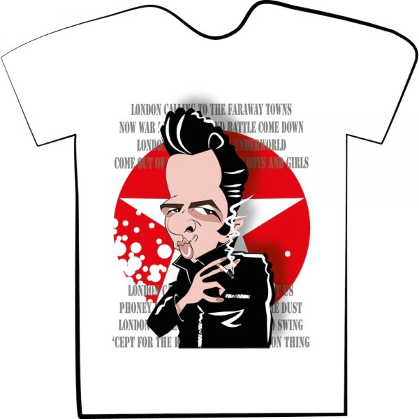 The Clash T shirt Mick Wright