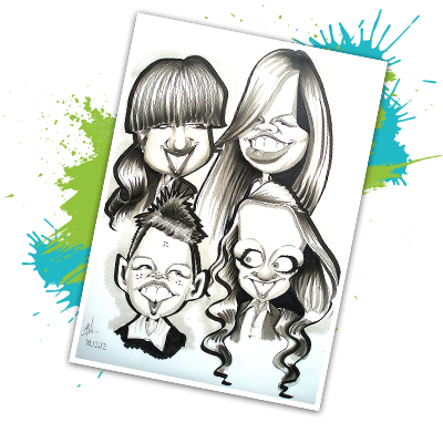 Caricatures By Mick Wright