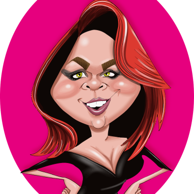 ipad caricature by Mick Wright Caricatures