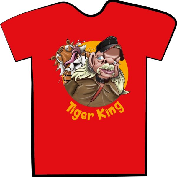 T Shirt - Tiger King caricature