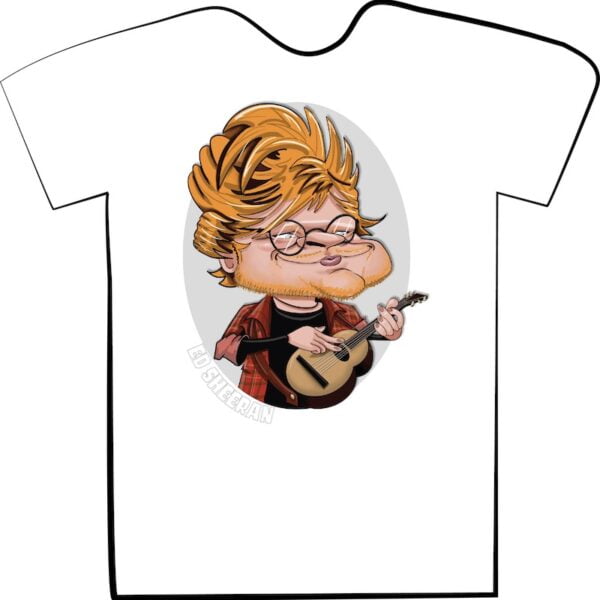 T Shirt - Ed Sheeran - caricature