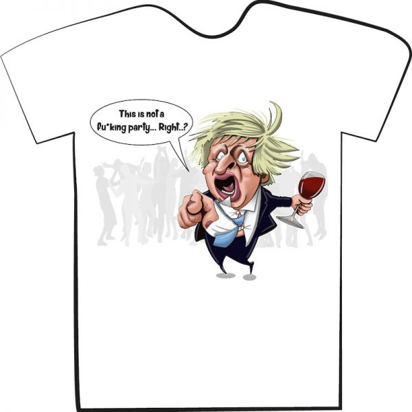 T Shirt - Boris Party caricature shirt
